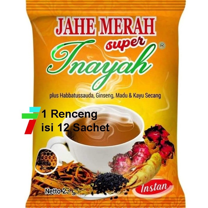 

Jahe Merah Super Inayah 12 Sachet