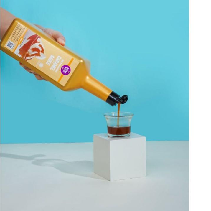

Big Sale - 1 lt Bobaking Caramel Sauce topping buat minuman,cake,dessert 팝
