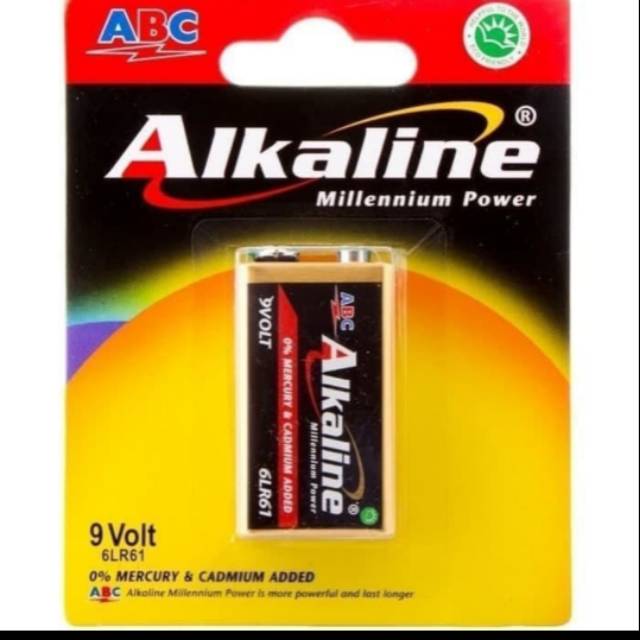 Baterai 9 Volt Alkaline