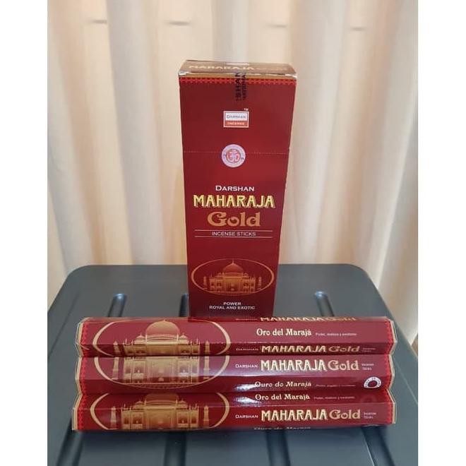 PER BOX DUPA INDIA AROMATERAPI HEXA DARSHAN MAHARAJA GOLD LONG PANJANG