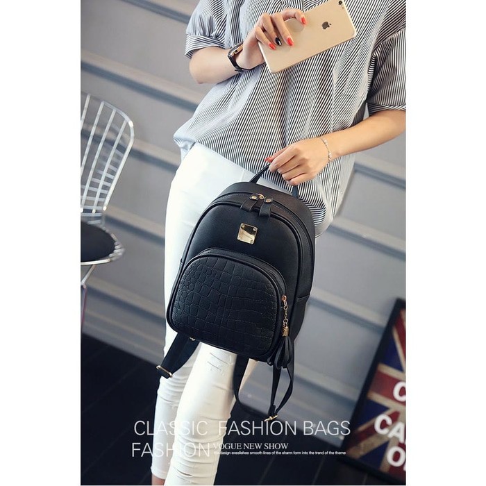 Tas Mini Ransel Kulit
