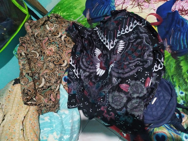 Size M L Xl Xxl Xxxl Bswart Batik Hrb026 Kenongo Kemeja Batik Lengan Panjang Abadi Batik Keluarga