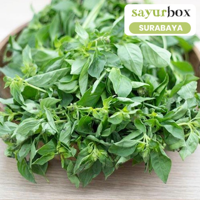 

Daun Kemangi Conventional 100 gram (Sayurbox) - SURABAYA