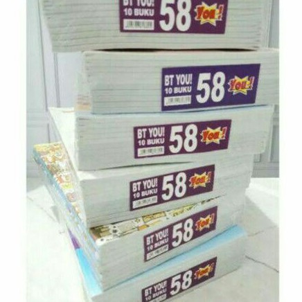 

BUKU TULIS MERK YOU 58 LEMBAR 1 PACK ISI 10 PCS