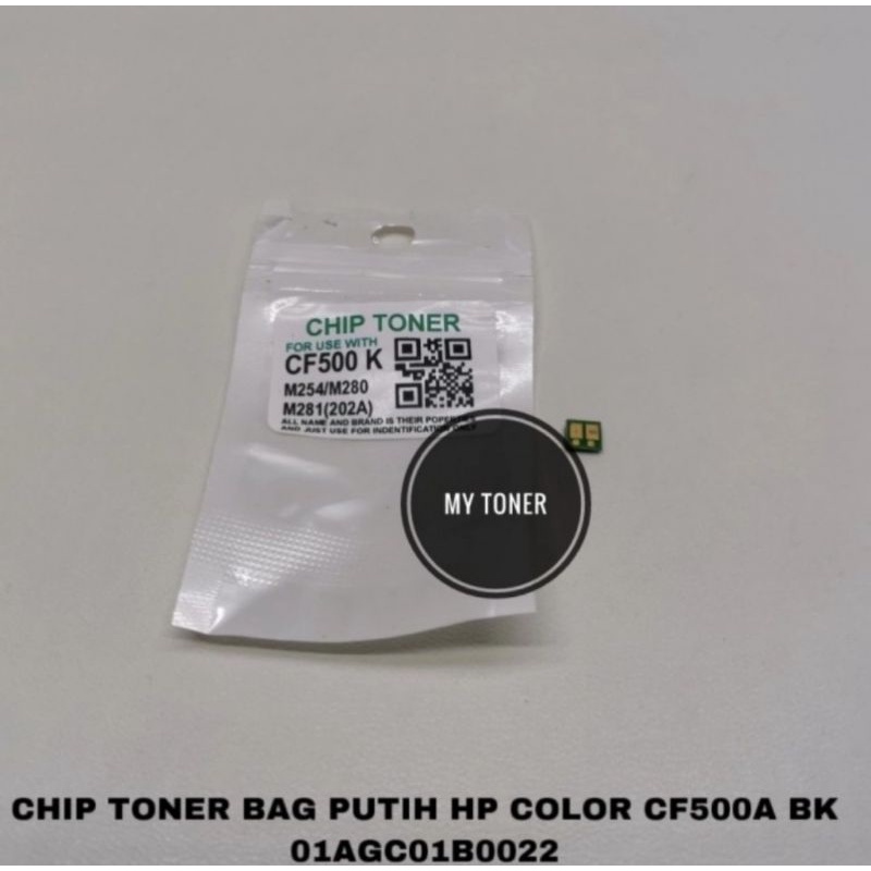 Chip Toner Printer 202a / M254 /M280  / M281/ 500 / Cf500a black