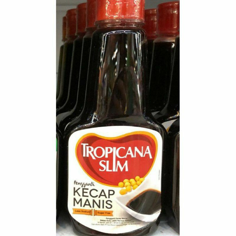 

Tropicana Slim pengganti KECAP MANIS sugar free 200ml ( NEW PRODUCT )