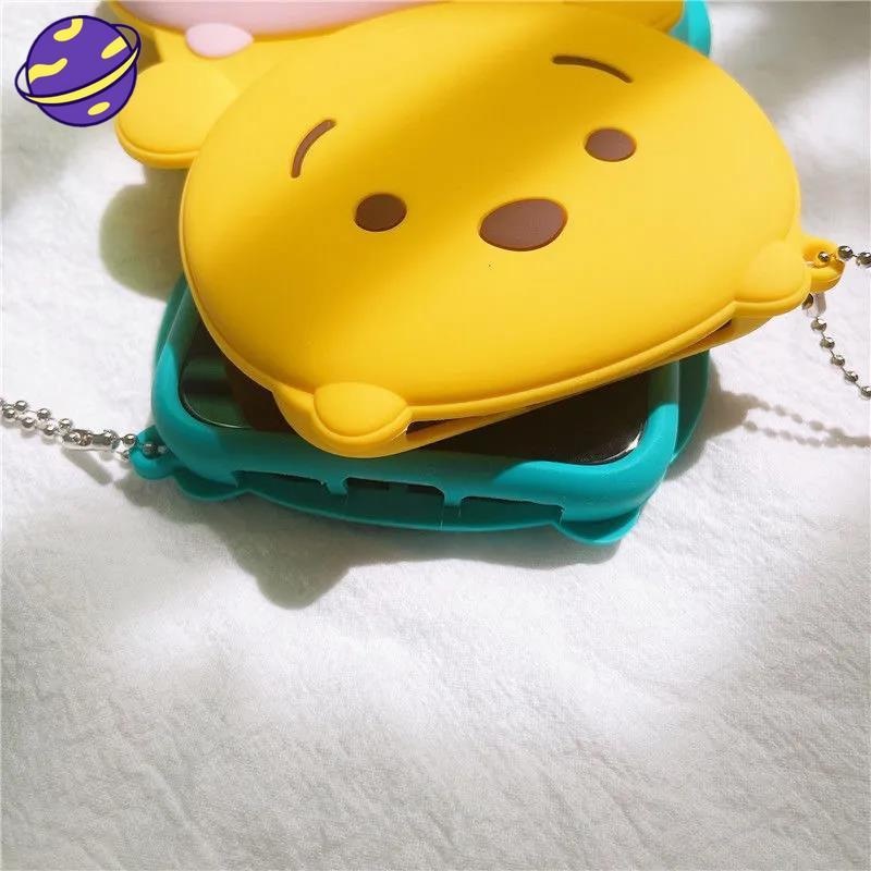 Cute Pooh Monster Casing Moblie Phone Case for IPhone 6 6s 7 8 Plus X Xs 11 12 Pro Max Se2020 Silicone Cover