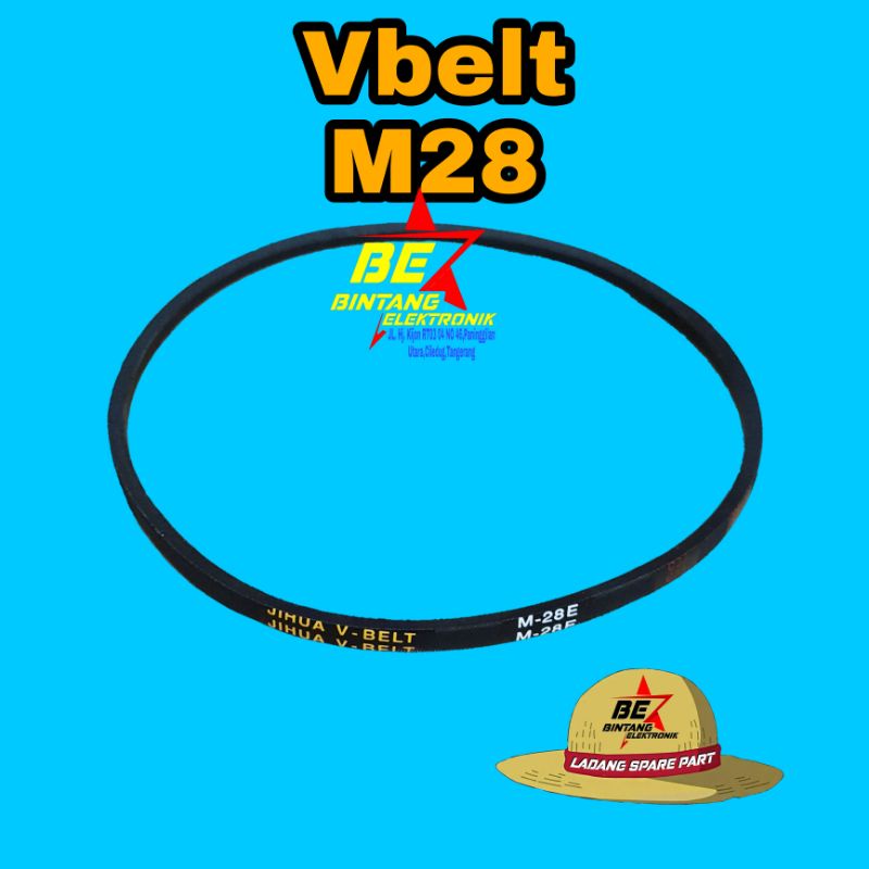 VBELT M28E V-BELT JIHUA MESIN CUCI M-28 V BELT M 28 M 670 M28