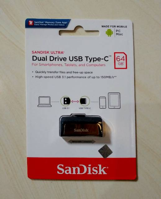 Sandisk Flashdisk OTG TYPE C ORIGINAL