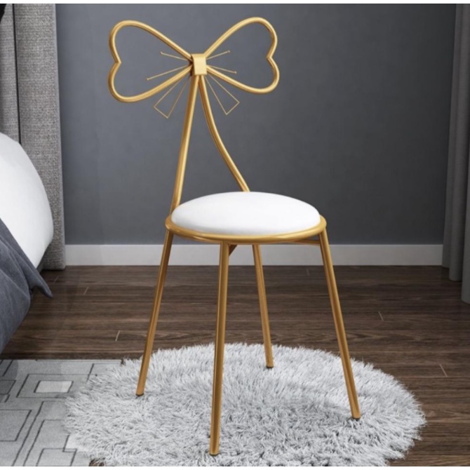 KURSI CAFE / KURSI MAKAN / KURSI SANTAI / KURSI IMPORT / KURSI BELAJAR MILENEAL MULTIFUNGSI / KURSI KANTOR / KURSI LIPAT / KURSI TERAS / BANGKU LIPAT / BANGKU TERAS / BANGKU BELAJAR / BANGKU ANAK / BANGKU KAYU / BANGKU PLASTIK / KURSI TAMAN-KUPU GOLD WHITE