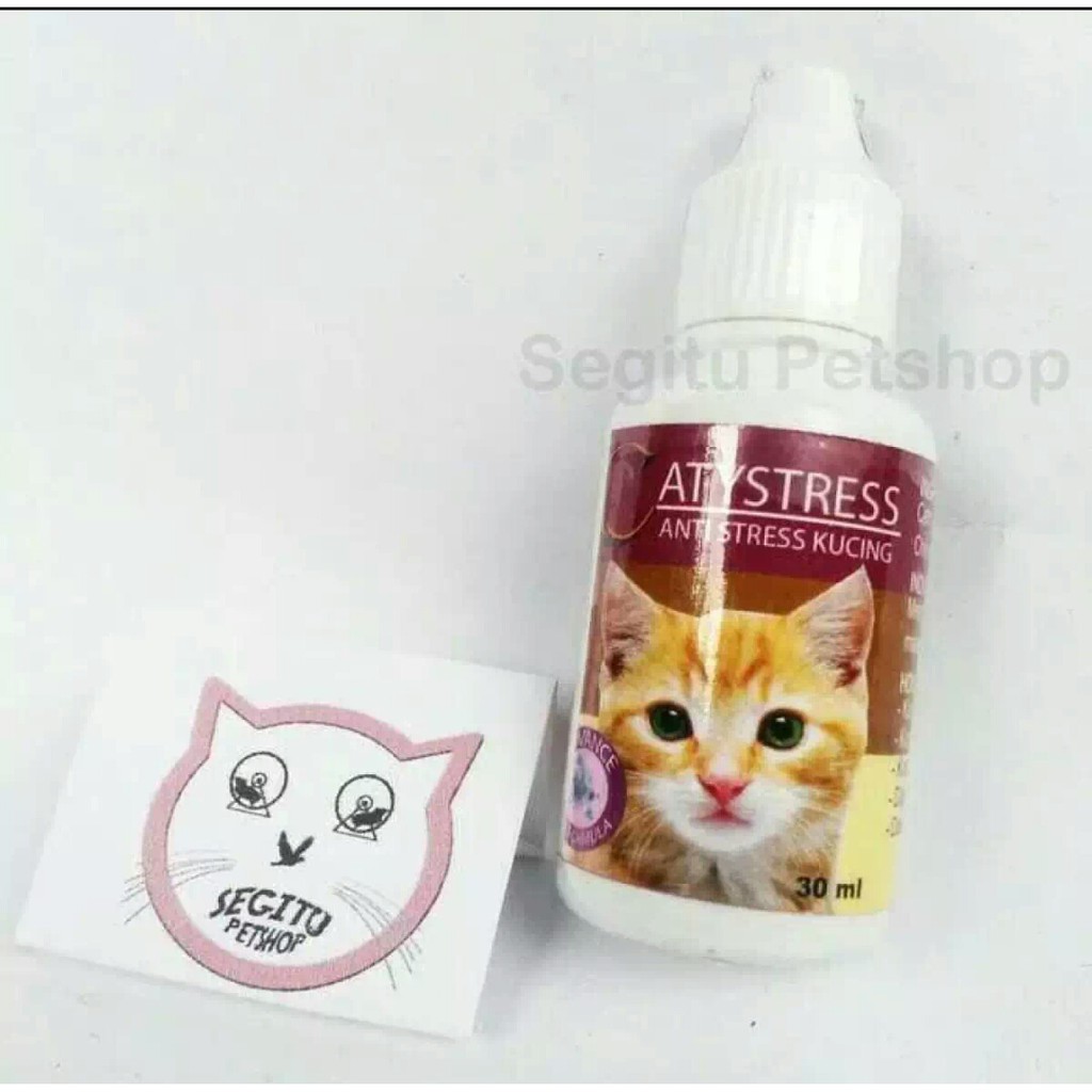 Obat vittamin Kucing Antistress merek Catystress