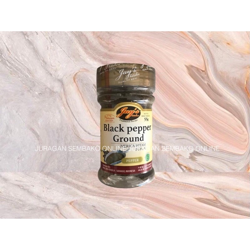 

(JSO) jay's BLACK PEPPER GROUND 55 GR / MERICA HITAM BUBUK JAYS