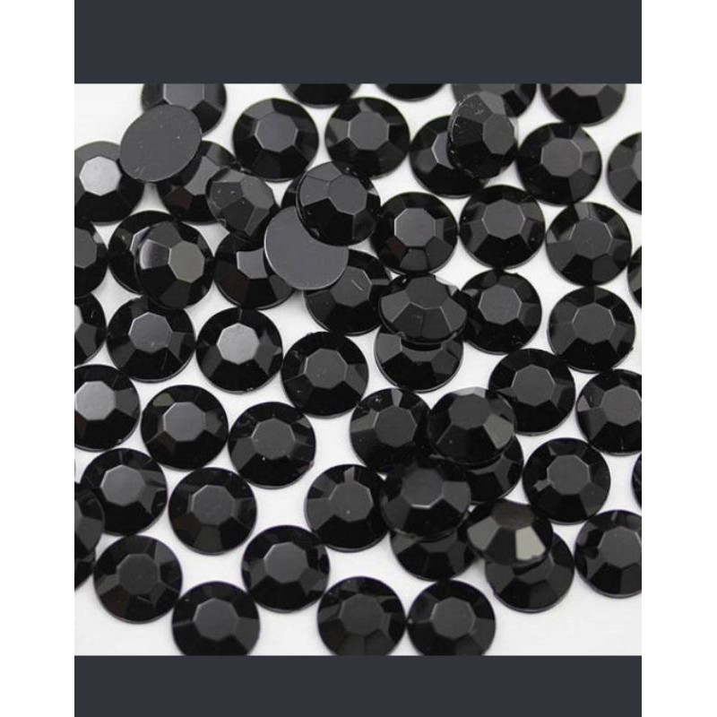 Grosir(1pack besar)/Rhinestone/blink-blink/mote gosok/ GradeAAAA+ IMPORT hitam