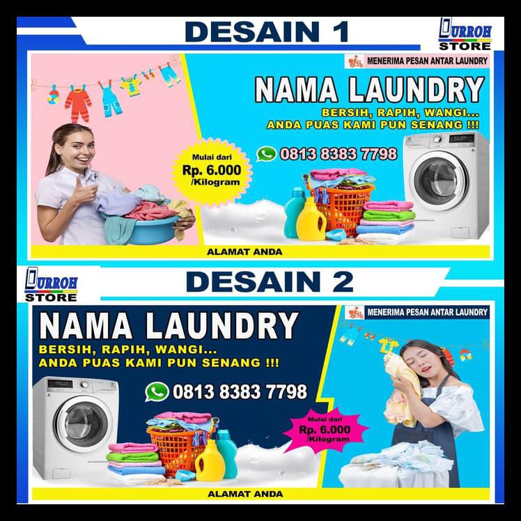 Desain Baliho Laundry Keren Terbaru - desain spanduk keren