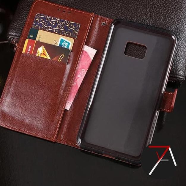 Best Seller..>194NF  Samsung Galaxy S6 Flat S6Flat Flip Wallet Kulit Leather Cover Case