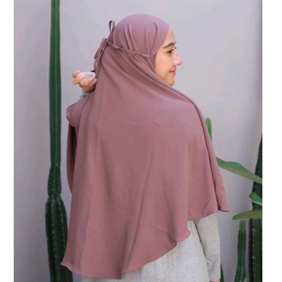 Bergo Airflow Crinkle Jumbo | Jilbab Bergo Airflow Crinkle Jumbo