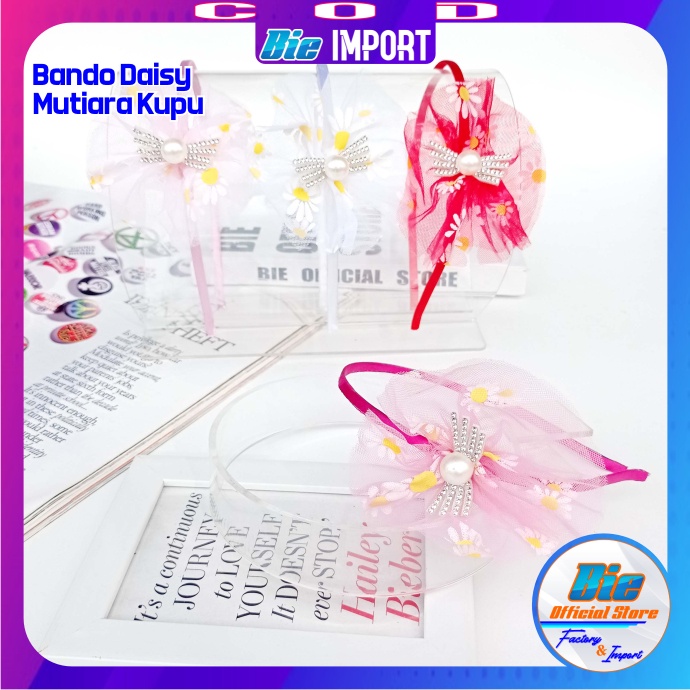 Bando Anak Bunga Daisy Mutiara Impor Best Seller