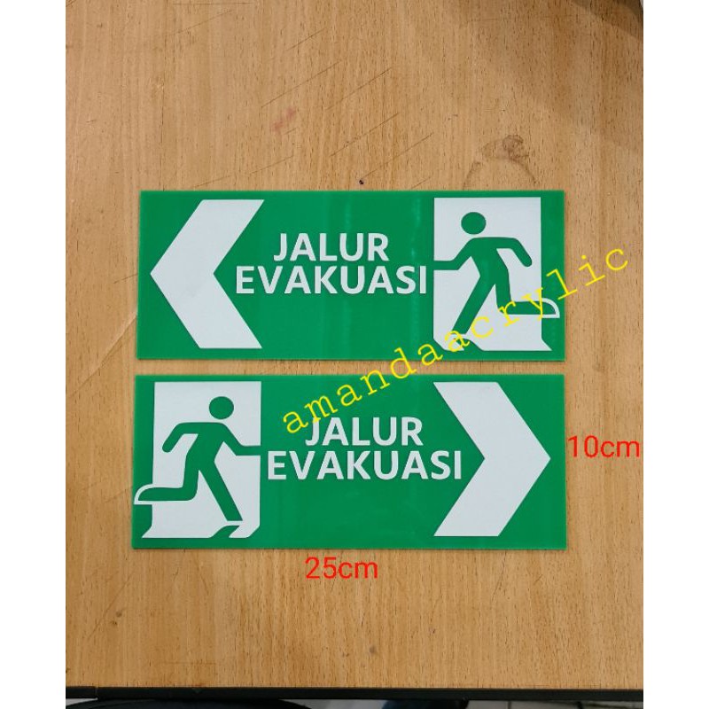 

Acrylic Jalur Evakuasi (harga satuan ya)