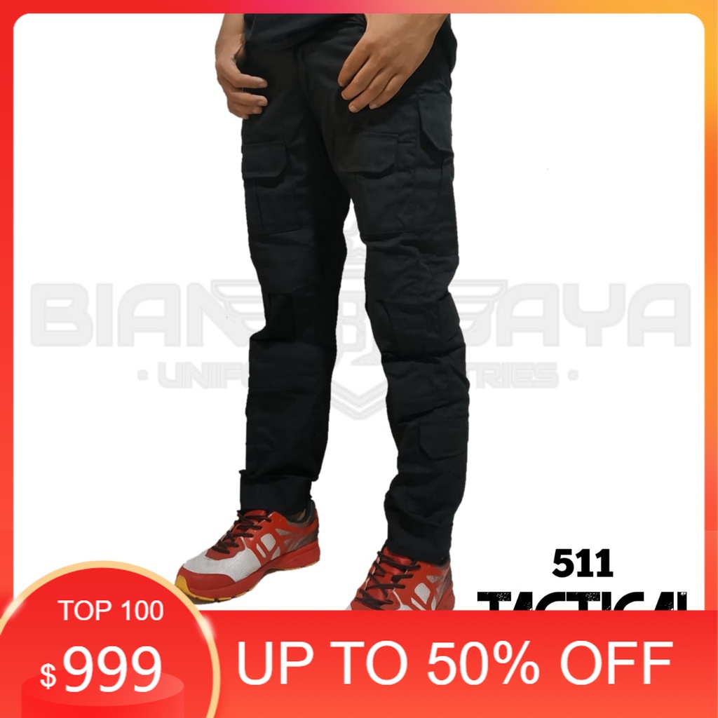 Celana Ttactical 511 Tactical Ripstop Tornado Hitam Panjang