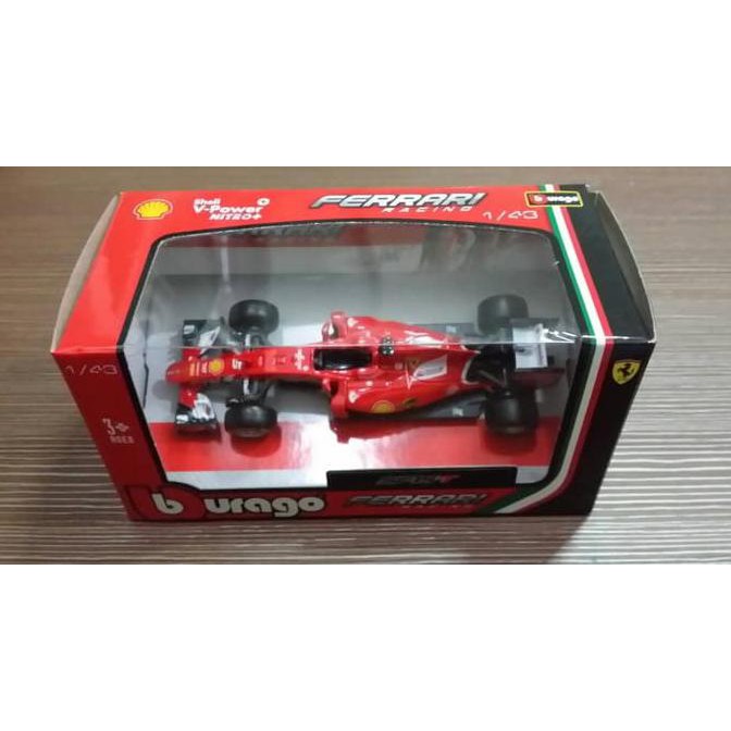 Bburago _ Burago Shell Ferrari Racing 1/43 Sf15 T - Termurah 