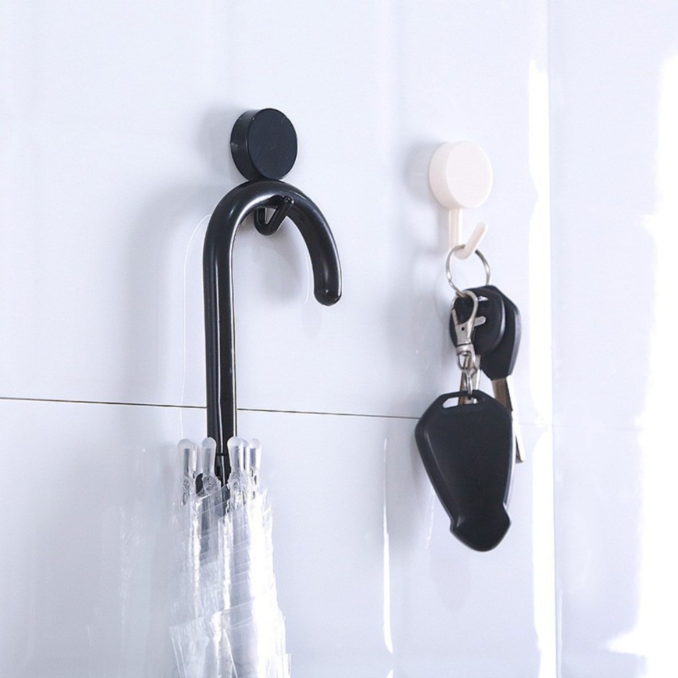 Gantungan Baju Hook Bulat Gantungan Tempel Dinding Dapur Serbaguna Wall Hook Kait Bulat