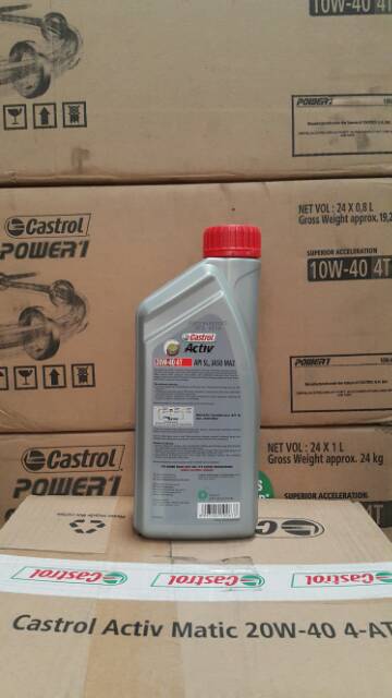 OLI MESIN MOTOR CASTROL ACTIV 1 LITER