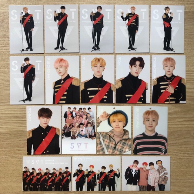 TRADING CARD (TC) SEVENTEEN JAPAN ARENA TOUR SVT MINGYU SEUNGKWAN VERNON