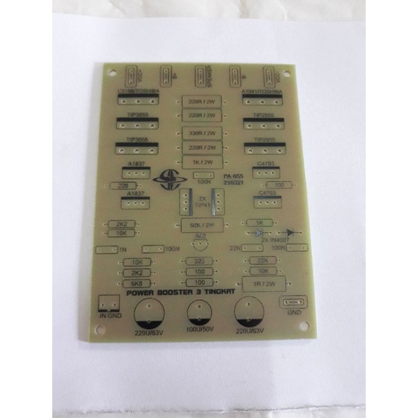 PCB Power Amplifier Booster 3 Tingkat PA 055