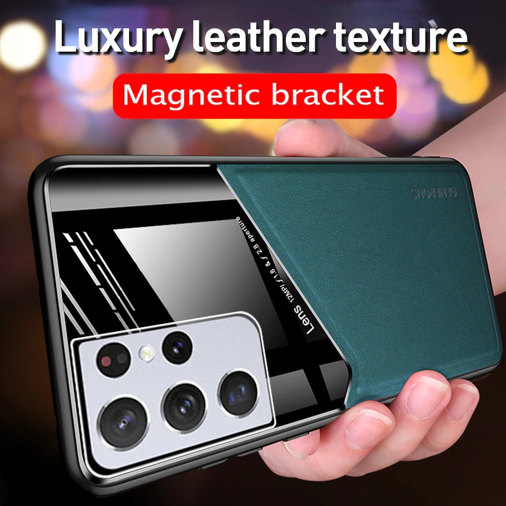 Luxury Leather Case Samsung S21 S21 Plus S21 Ultra Case Cover