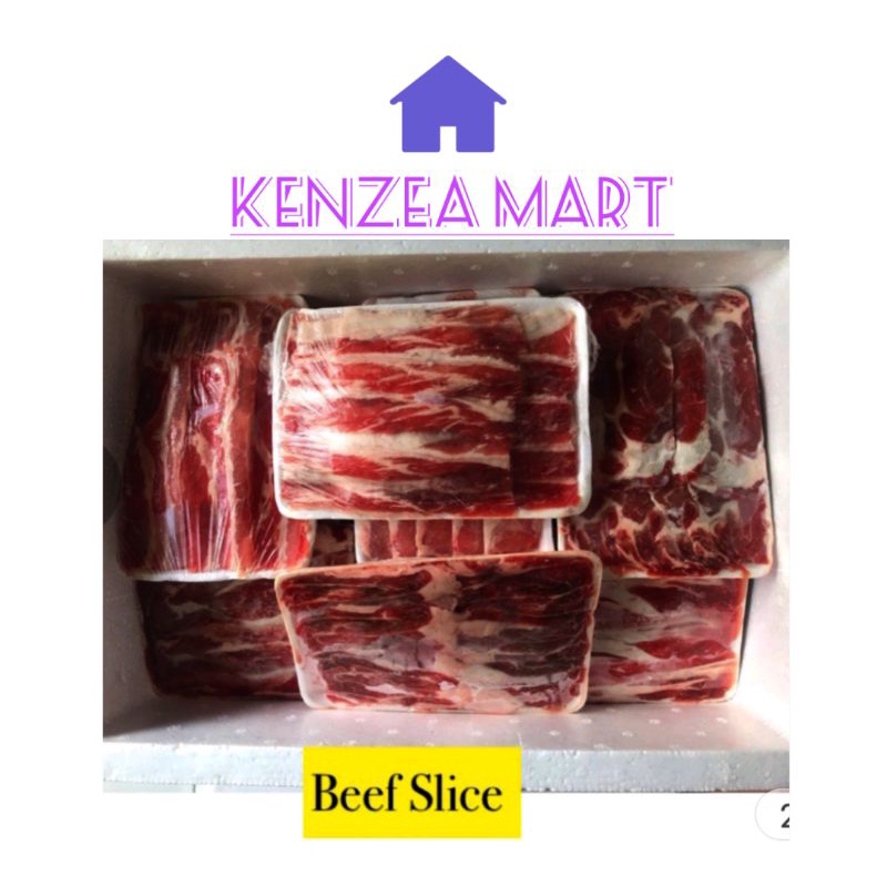 

{KENZEAMART}BEEF SLICE BEEF BBQ / DAGING SLICE / DAGING GRILL 500GR