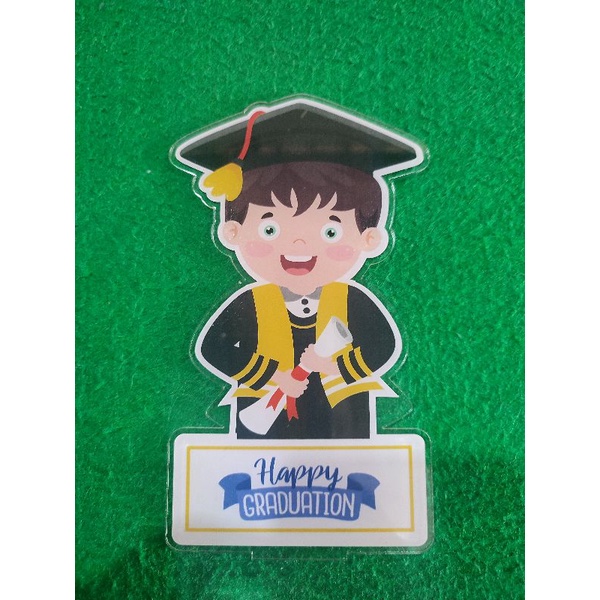 Piala Wisuda akrilik hanya figur