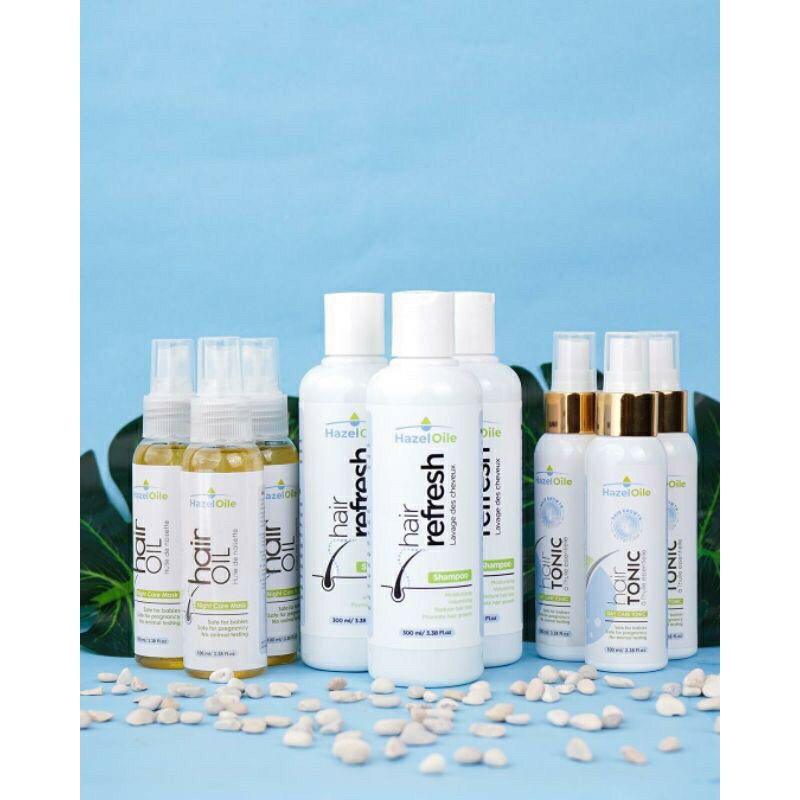 HAZELOILE PERAWATAN RAMBUT BOTAK RONTOK