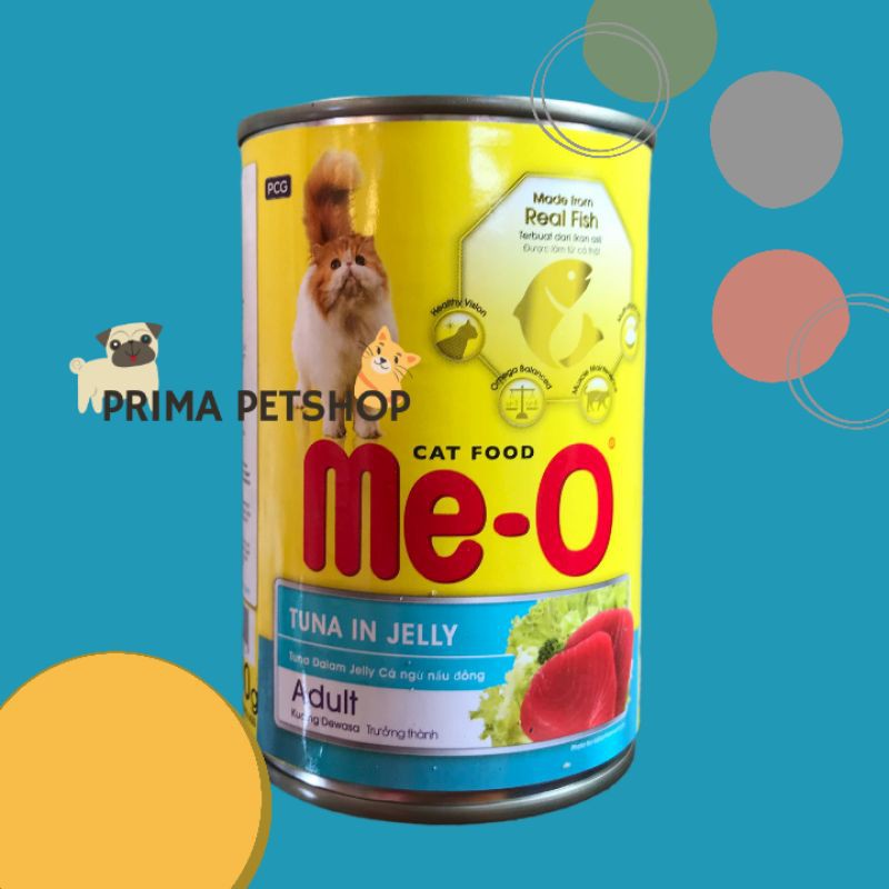 Meo Me-O Adult Kaleng 400gr wet food / makanan kucing dewasa merk meo