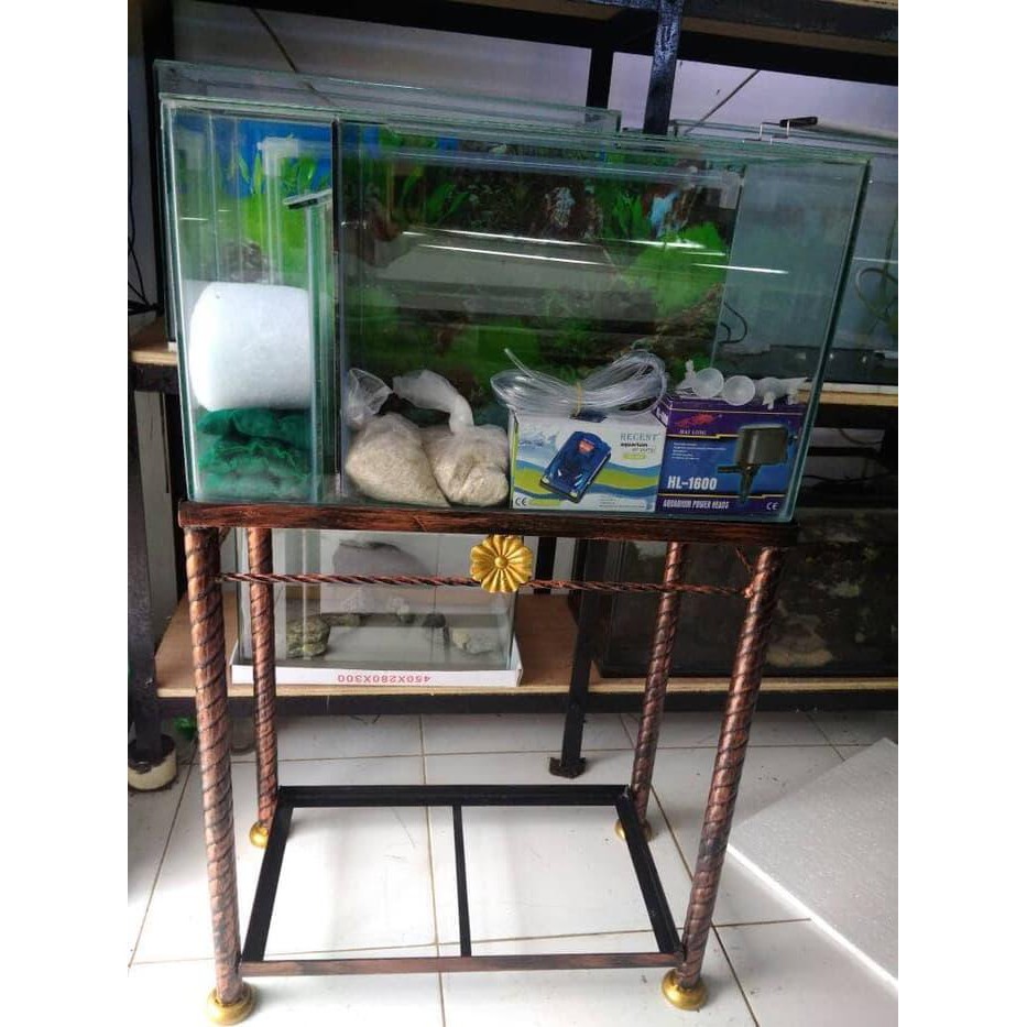 Ikan Aquarium 60x30x35 Filter Samping Dan Aksesoris Perawatan Shopee Indonesia Aquarium filter samping murah