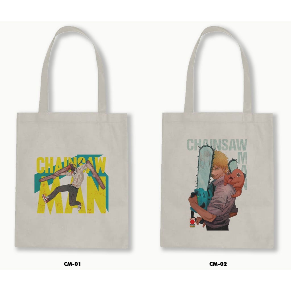 TOTE BAG BLACU - CHAINSAW MAN / ANIME / MANGA