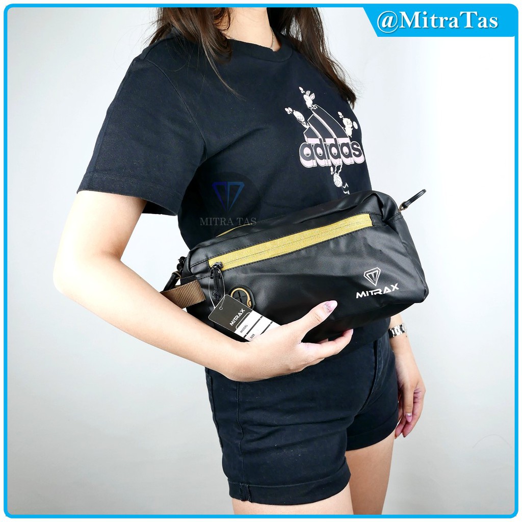 Tas Selempang - Hand Bag Mitrax Model Cinco Bahan Kulit Bimo Waterproof! Tas Slempang / Handbag !