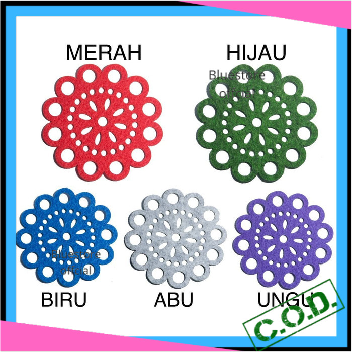 Tatakan Gelas Lucu Aesthetic Alas Piring Meja Makan Alat Dapur Peralatan Makan Perlengkapan Rumah Mo