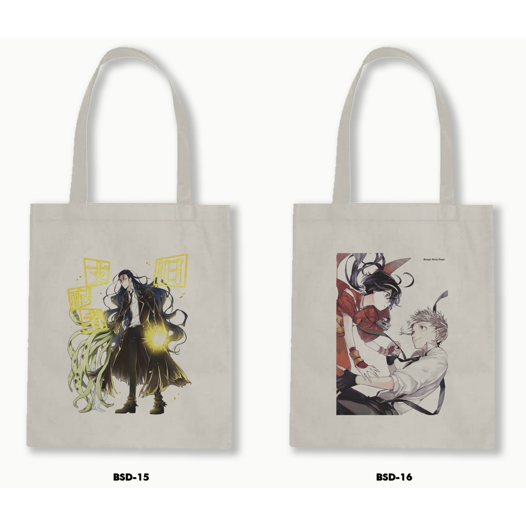 TOTE BAG RESLETING - BUNGOU STRAY DOGS / ANIME / MANGA 01