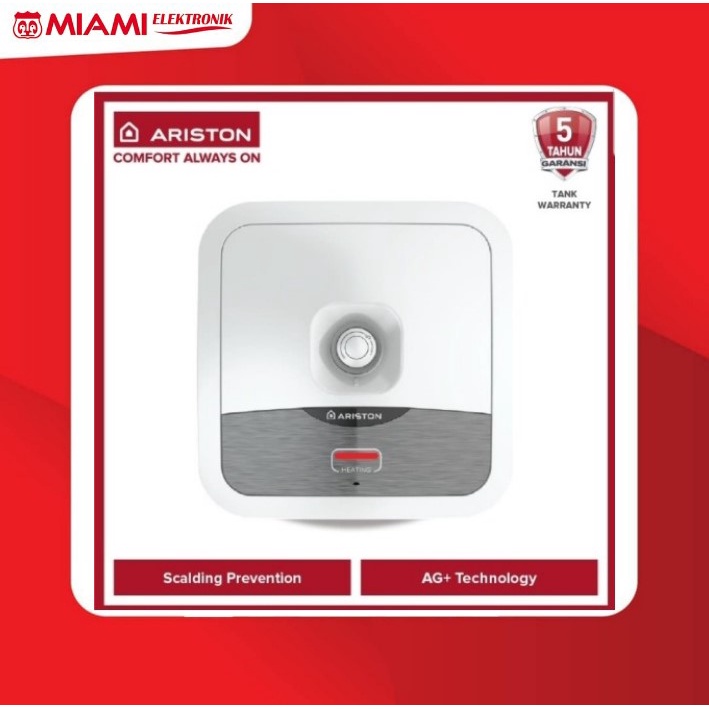 ARISTON Electric Water Heater 30 Liter AN2 30B 500ID / Pemanas Air Listrik Andris2 30B 500 Watt