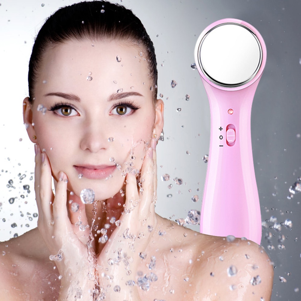 Setrika wajah muka Ultrasonic Ion Cleansing Beauty Import Face Care anti aging penuaan kecantikan / Ultrasonic Ion Face Lift Facial Beauty Device Skin Care Facial Massager Facial Cleansing Instrument Lift Device Massage