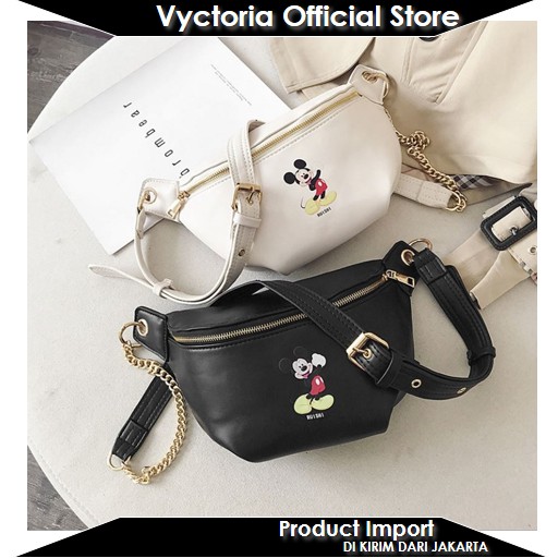 (COD) Vyctoria VOS5093 Tas Pinggang Wanita Waistbag Fashion Import Slingbag Promo EL5093 CR7227 7227 5093