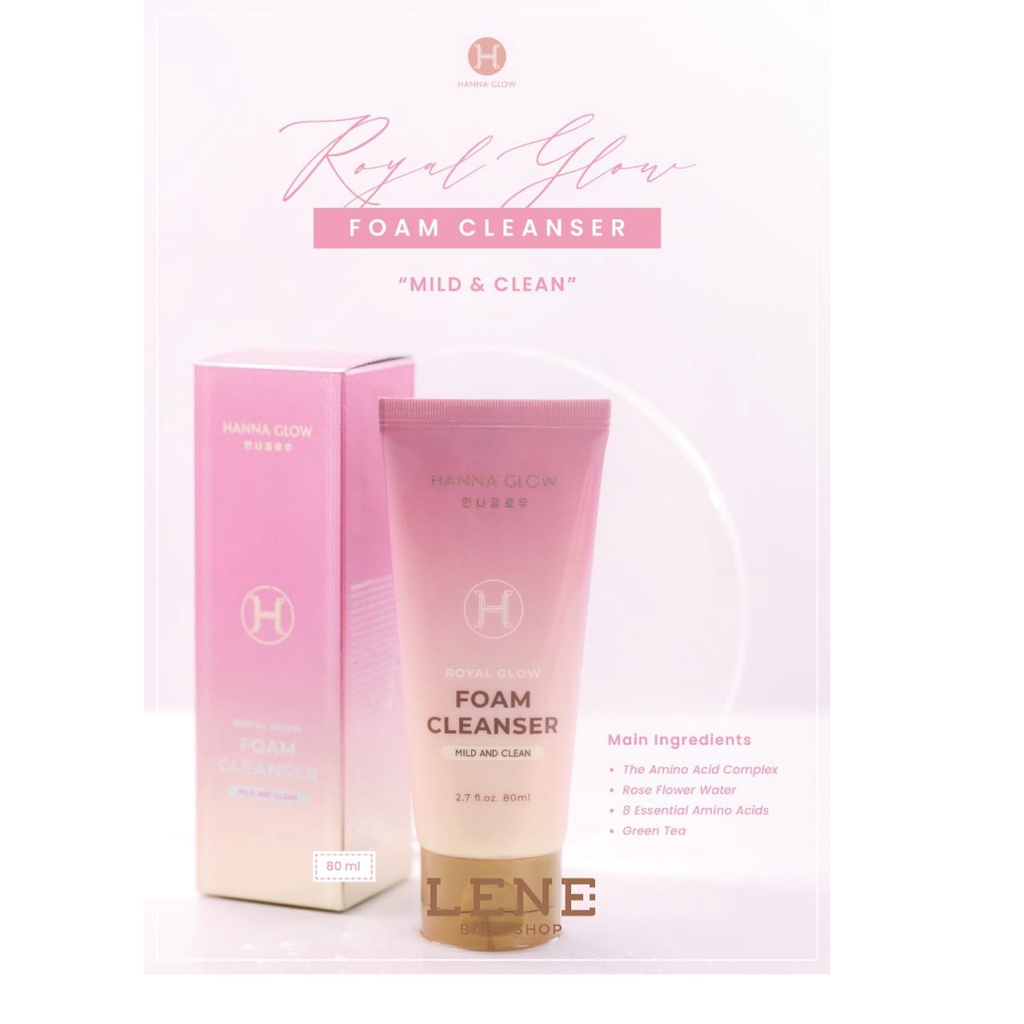 Hanna Glow Royal Glow Foam Cleanser 80ml