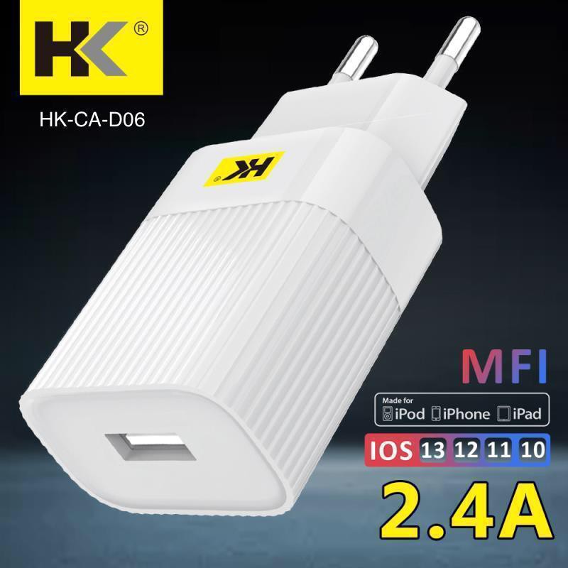 Charger Cas HK-D6 AUTO-ID FAST CHARGING 2.1A MICRO USB