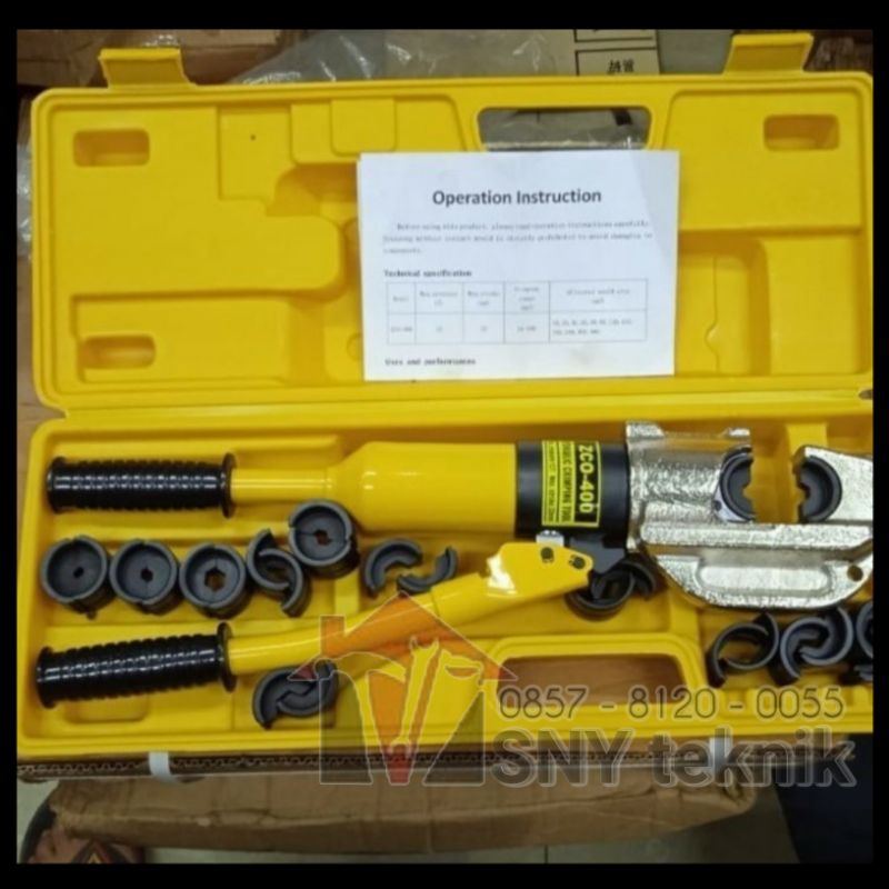 Jual Original Tang Hydraulic Press Skun Kabel Hidrolik Mm Shopee Indonesia