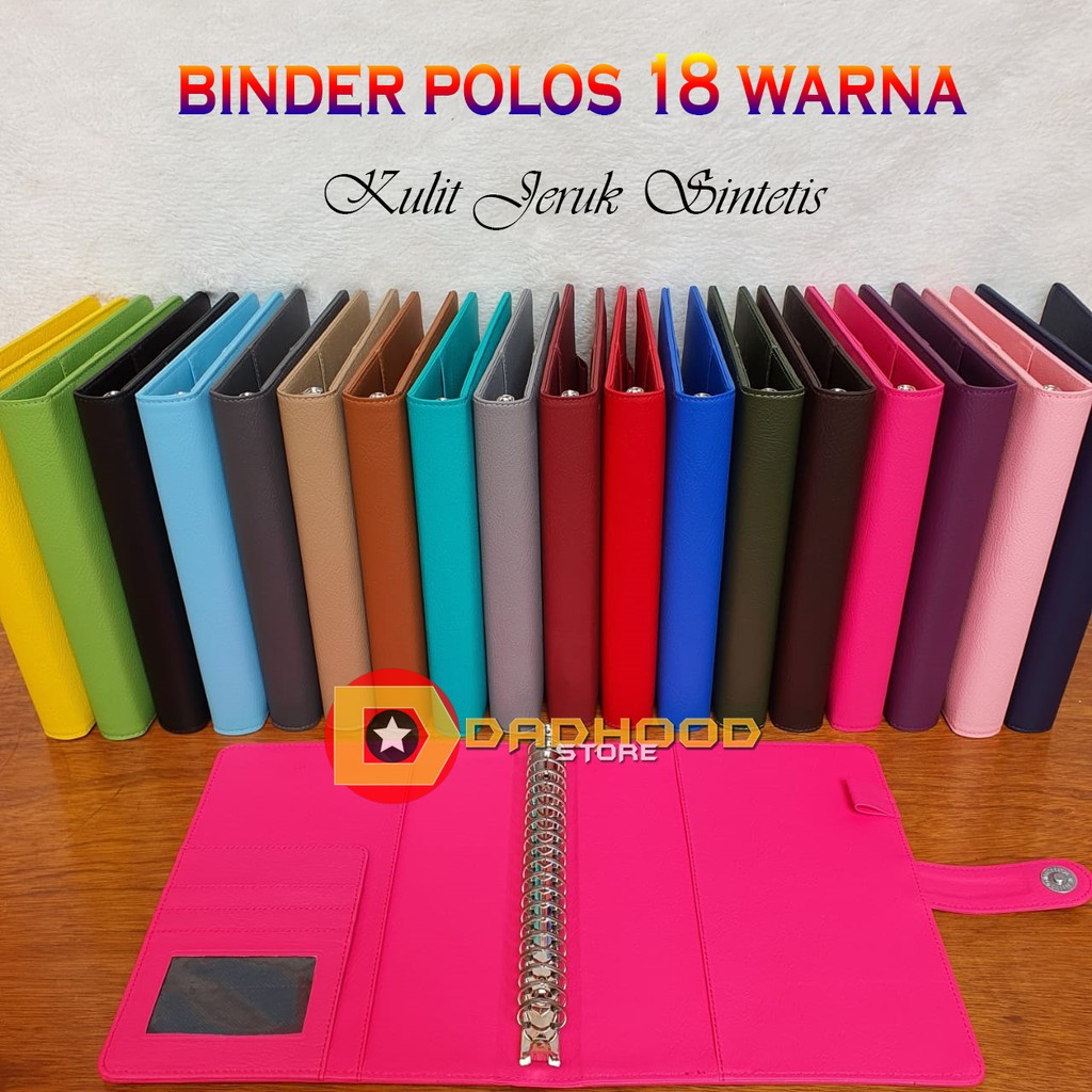

BINDER POLOS 18 WARNA PILIHAN A5 DAN B5