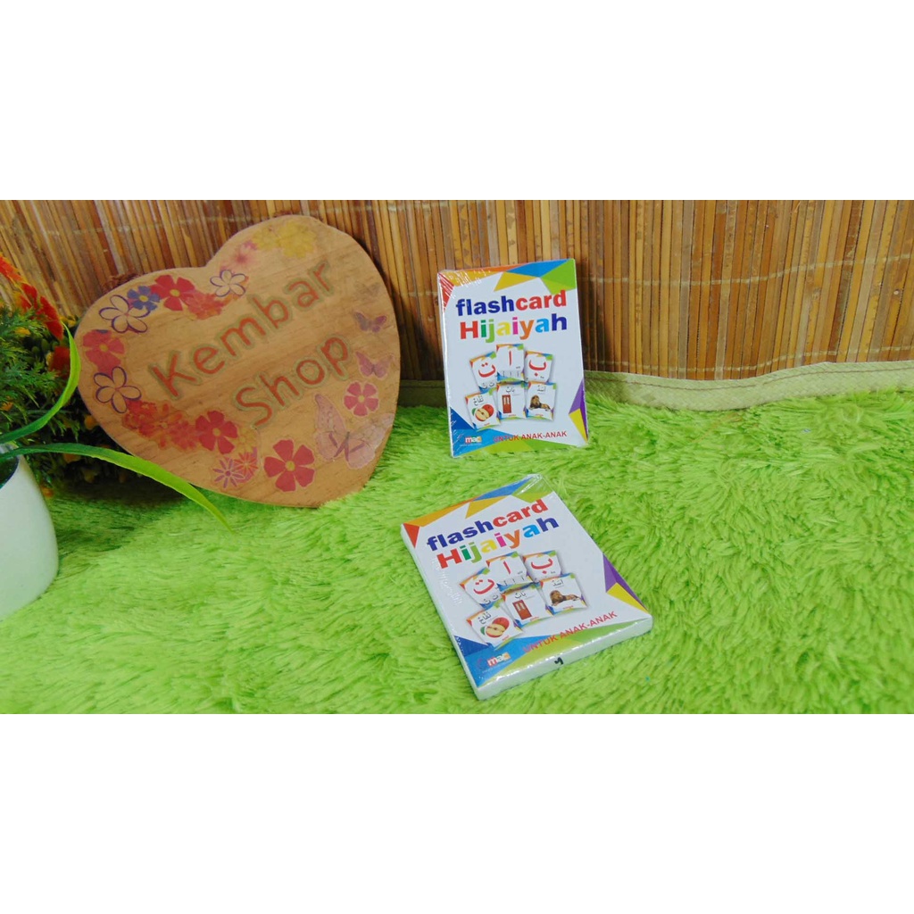 FC-MAC BOLAK-BALIK Flash Card Kartu Huruf Arab Hijaiyah Alat Peraga Iqro Ngaji Flash Card Angka