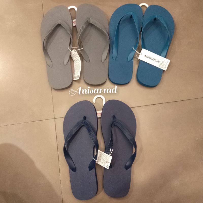 sandal jepit cowok miniso / sandal jepit miniso / sandal cowok miniso