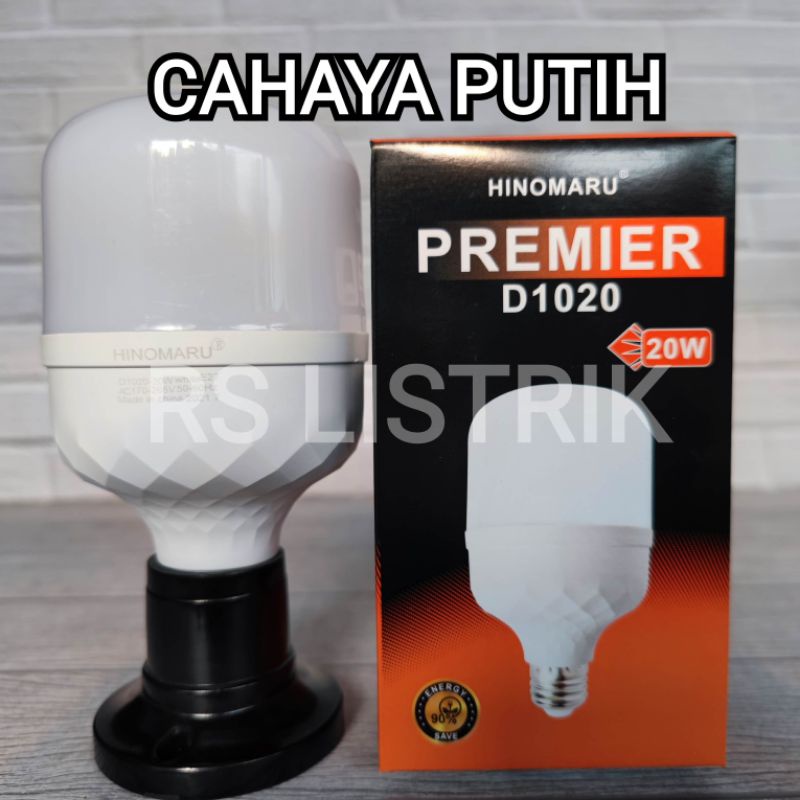 HINOMARU PREMIER LAMPU LED BULB 20W 20 WATT D1020 PUTIH