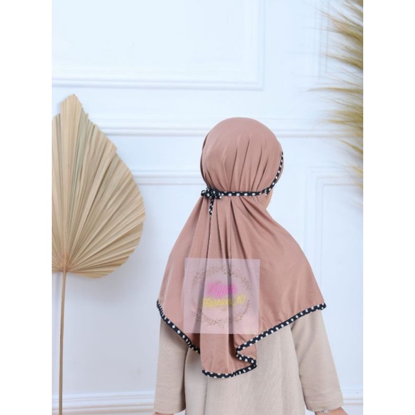 Kerudung Cantika Anak Instant Premium 3-6 Tahun Terbaru | Jilbab Lucu Bayi Perempuan Sekolah Tk | Hijab Tanggung Baby Sd Bahan Jersey Lembut Adem