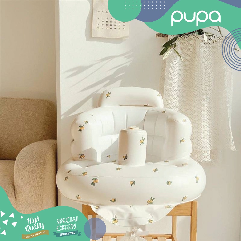 Sofa Pompa Bayi - Baby sofa inflatable seat PUPA Kursi Bayi Belajar Duduk Makan Baby Sofa Inflatable